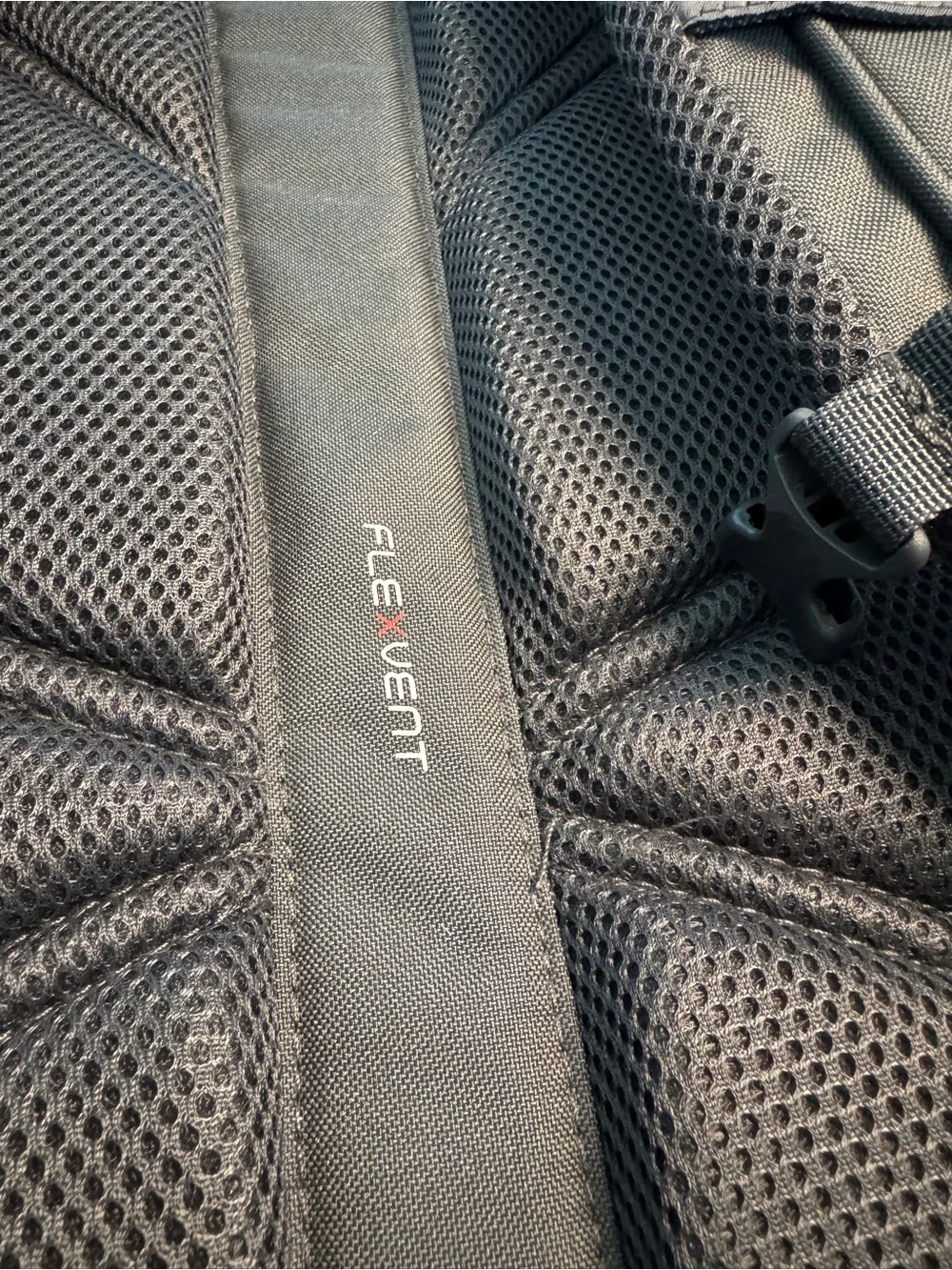 The North Face Black Backpack with Red Accents